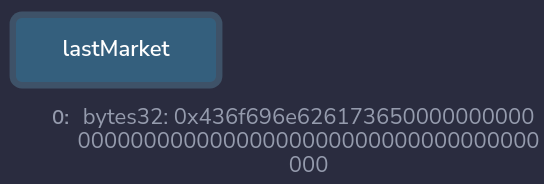 A screenshot of the lastMarket button